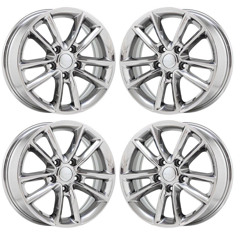 17" Dodge Journey Grand Caravan Bright Chrome wheels rims Factory OEM set 4 2399